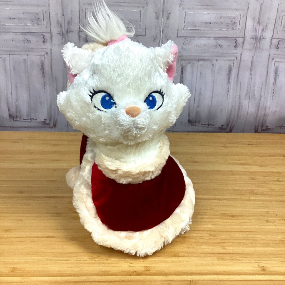 Disney Store Christmas Marie Plush Stuffed Animal